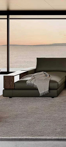 Curved ceiling living space